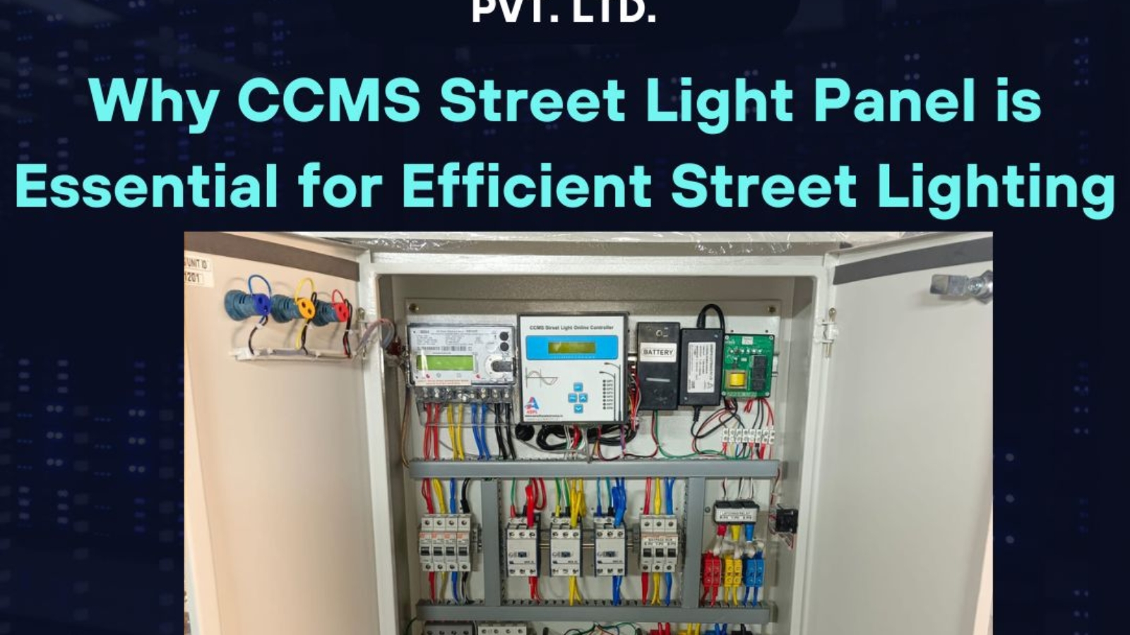 Why CCMS Street Light Panel is Essential for Efficient Street Lighting