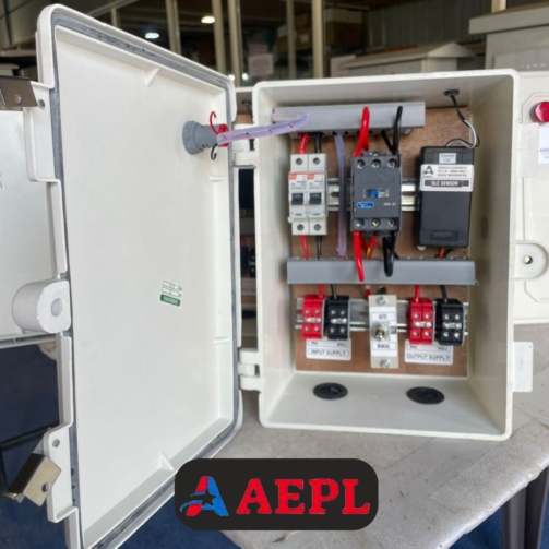 Sensor-Based Street Light Control Panel – 5 KVA
